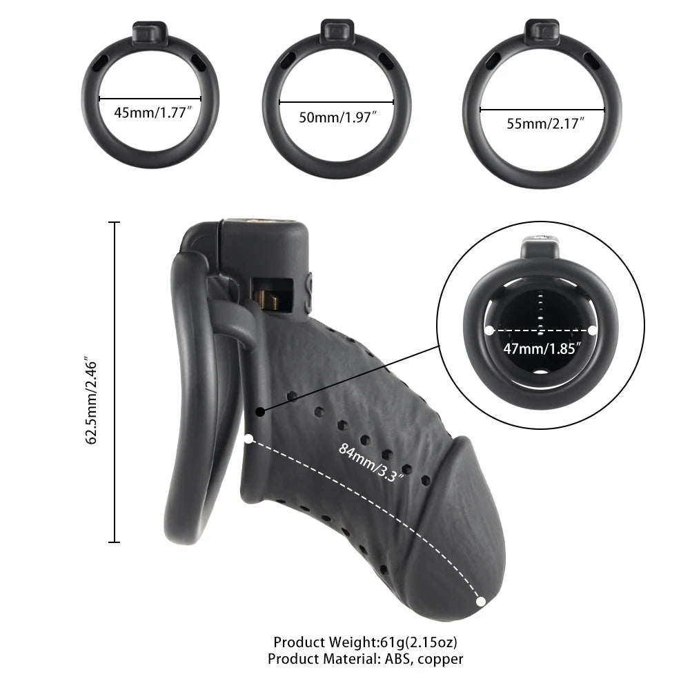3D Printing Men Chastity Cage SM Abstinence Sex CB Chastity Lock Adult Penis Lock