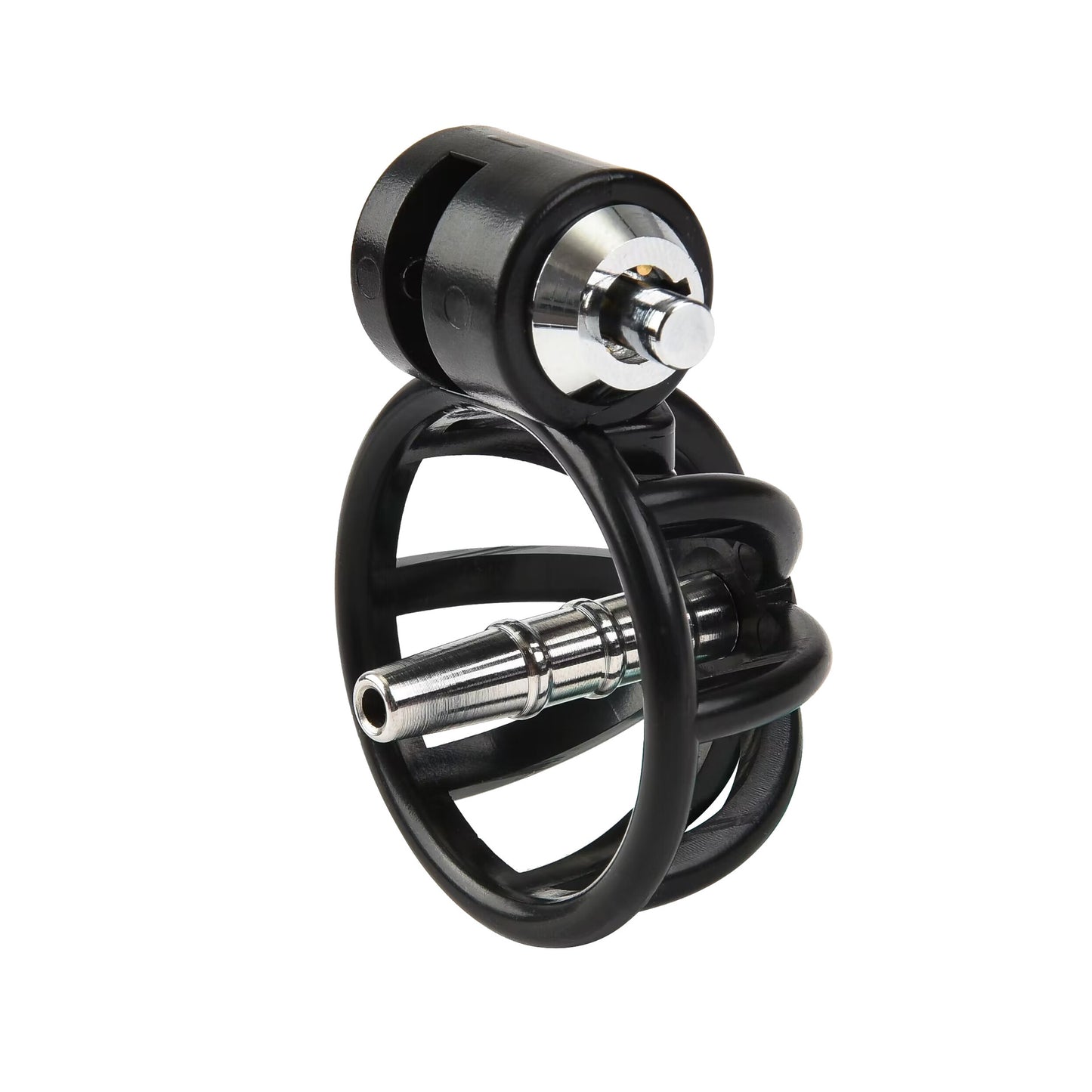 Male Small Penis Chastity Cage Set With 5 Size Padlock Cock Ring