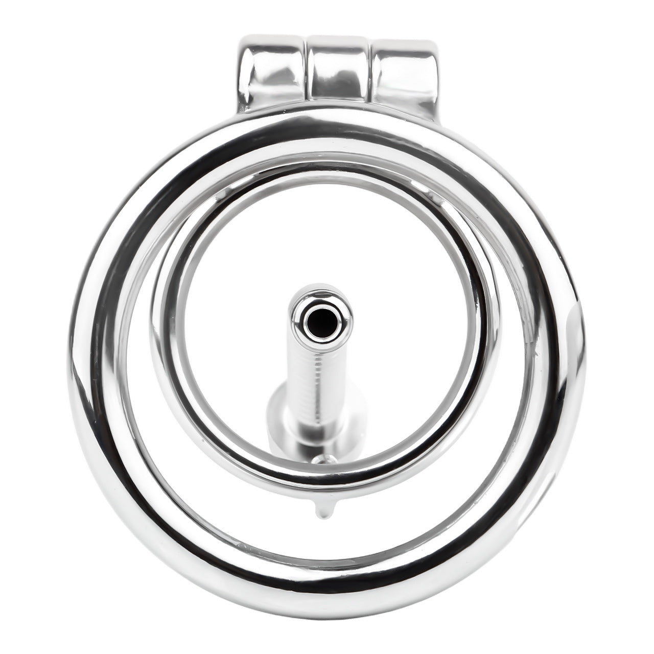Metal stainless steel horse's eye stick anti-escape inverted chastity cage can urinate with urine blocking sex toys.