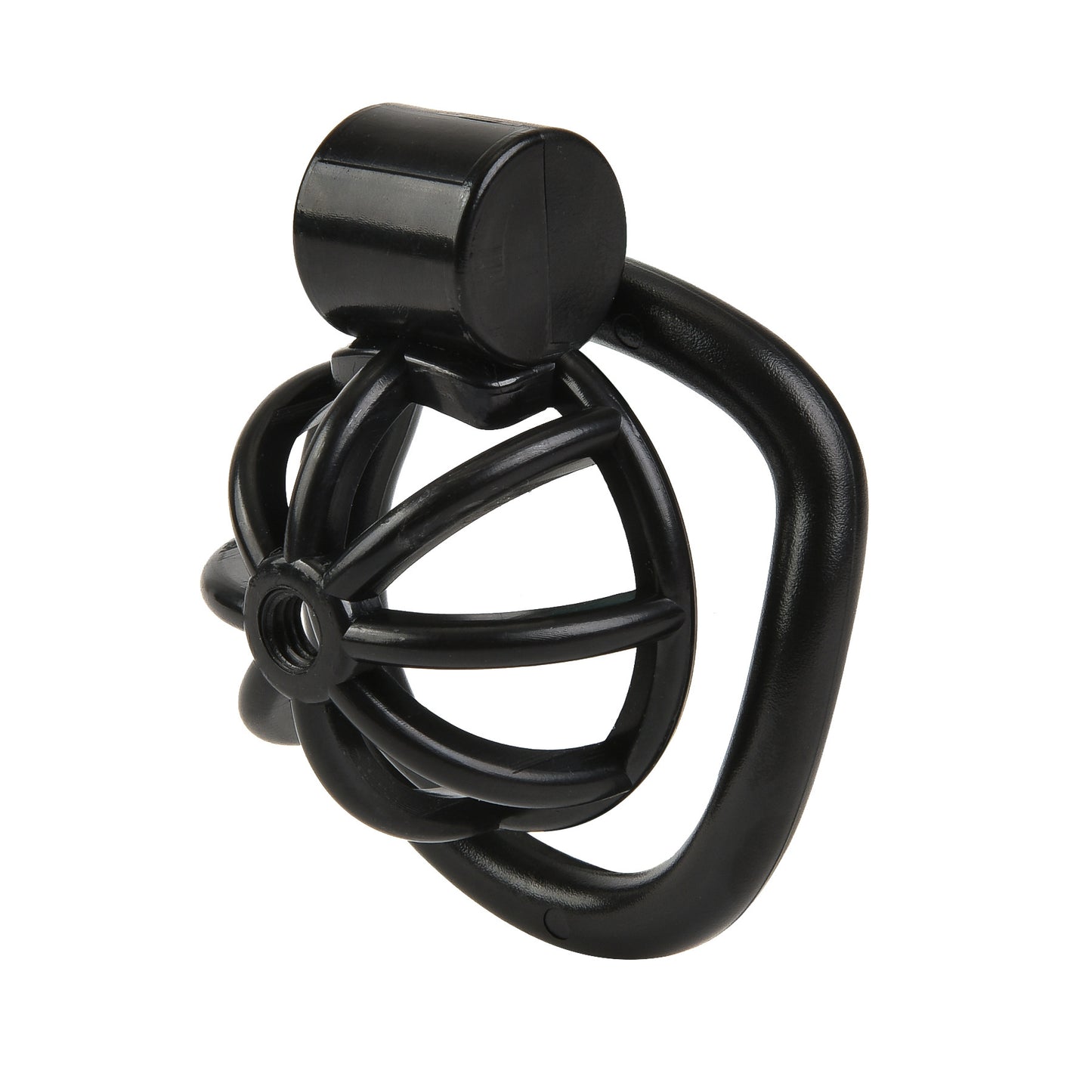 Male Small Penis Chastity Cage Set With 5 Size Padlock Cock Ring