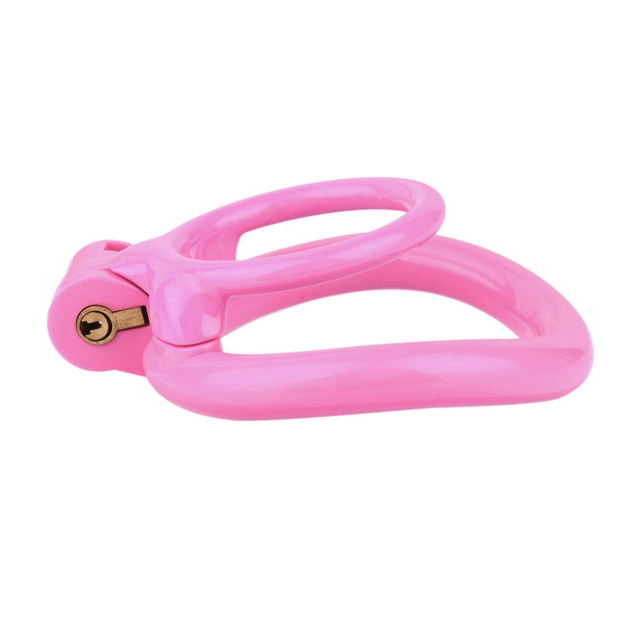 Resin Double Penis Ring Cock Lock Male Lightweight Chastity Cage