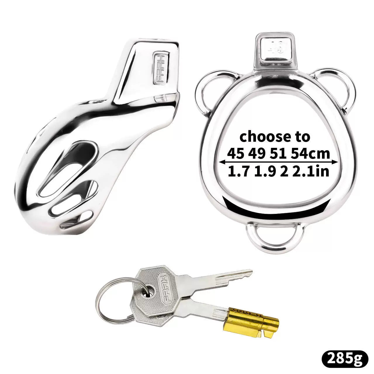Golden Beatles Metal Chastity Cage