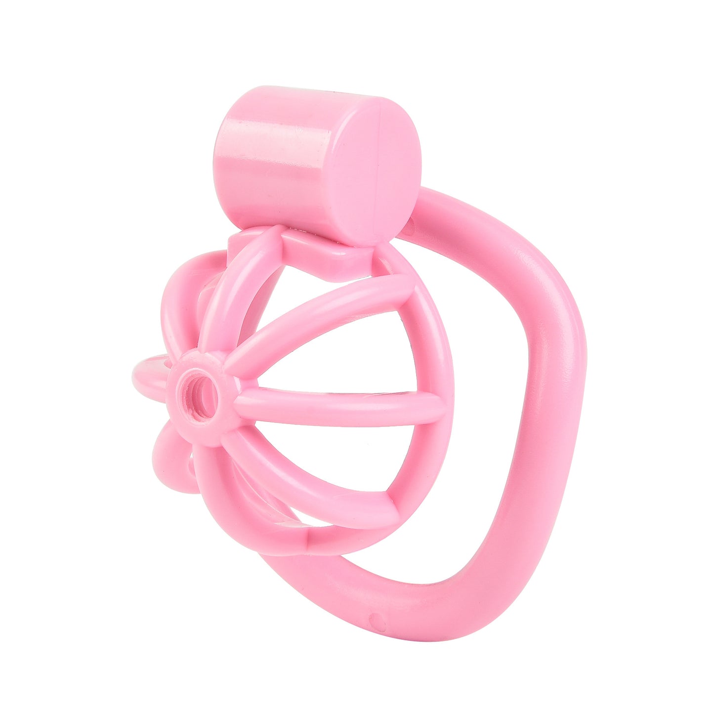 Male Small Penis Chastity Cage Set With 5 Size Padlock Cock Ring