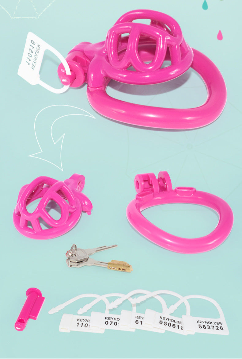 3D Printing Sissy Chastity Cage Super Small Pink Cockcage
