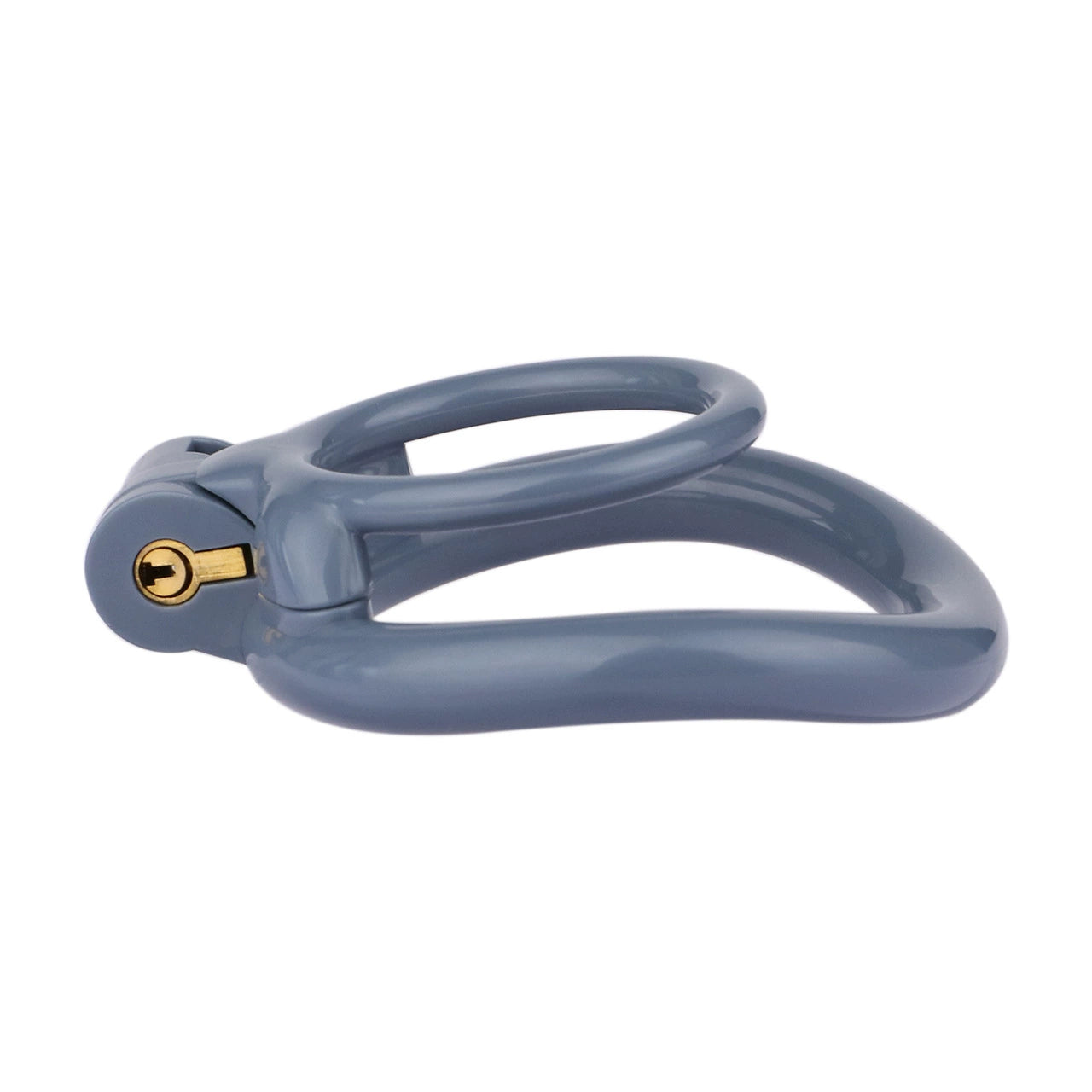 Resin Double Penis Ring Cock Lock Male Lightweight Chastity Cage