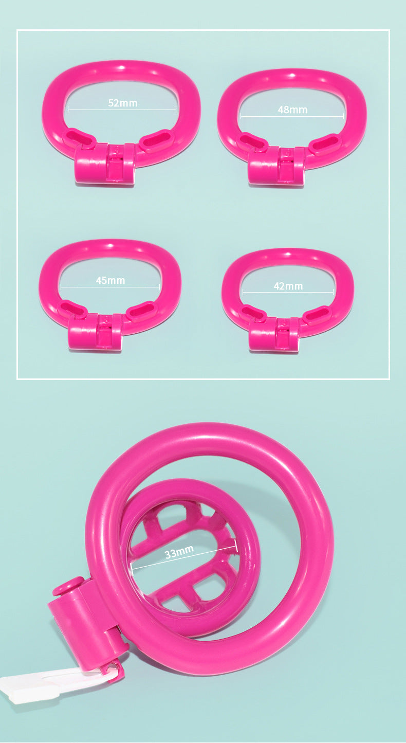 3D Printing Sissy Chastity Cage Super Small Pink Cockcage
