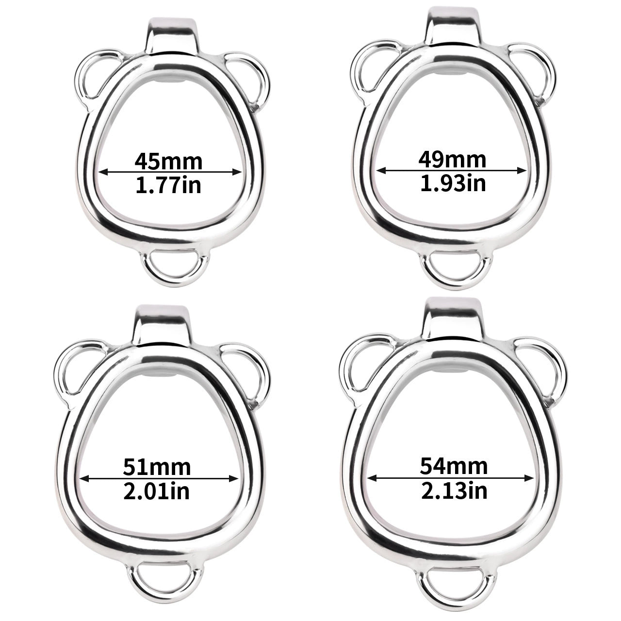 Golden Beatles Metal Chastity Cage