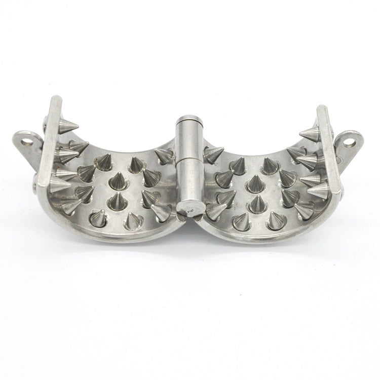 Prisoner genuine stainless steel large thorny ring pendant alternative sex toys