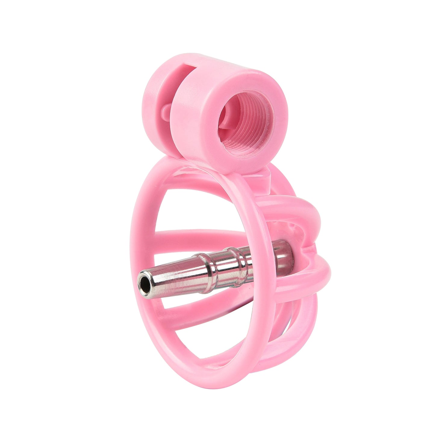 Male Small Penis Chastity Cage Set With 5 Size Padlock Cock Ring