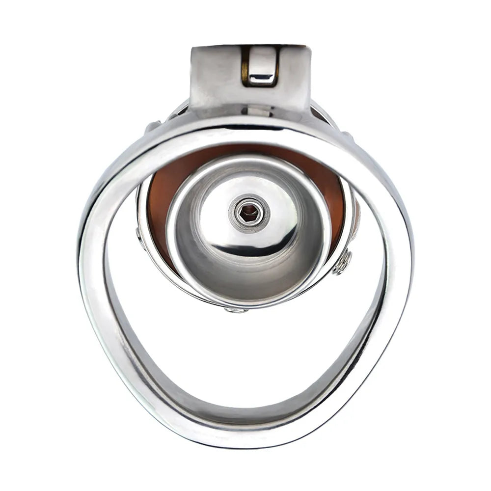 Spiked Chastity Cage with Detachable Clitoris Shape Urethral Plug