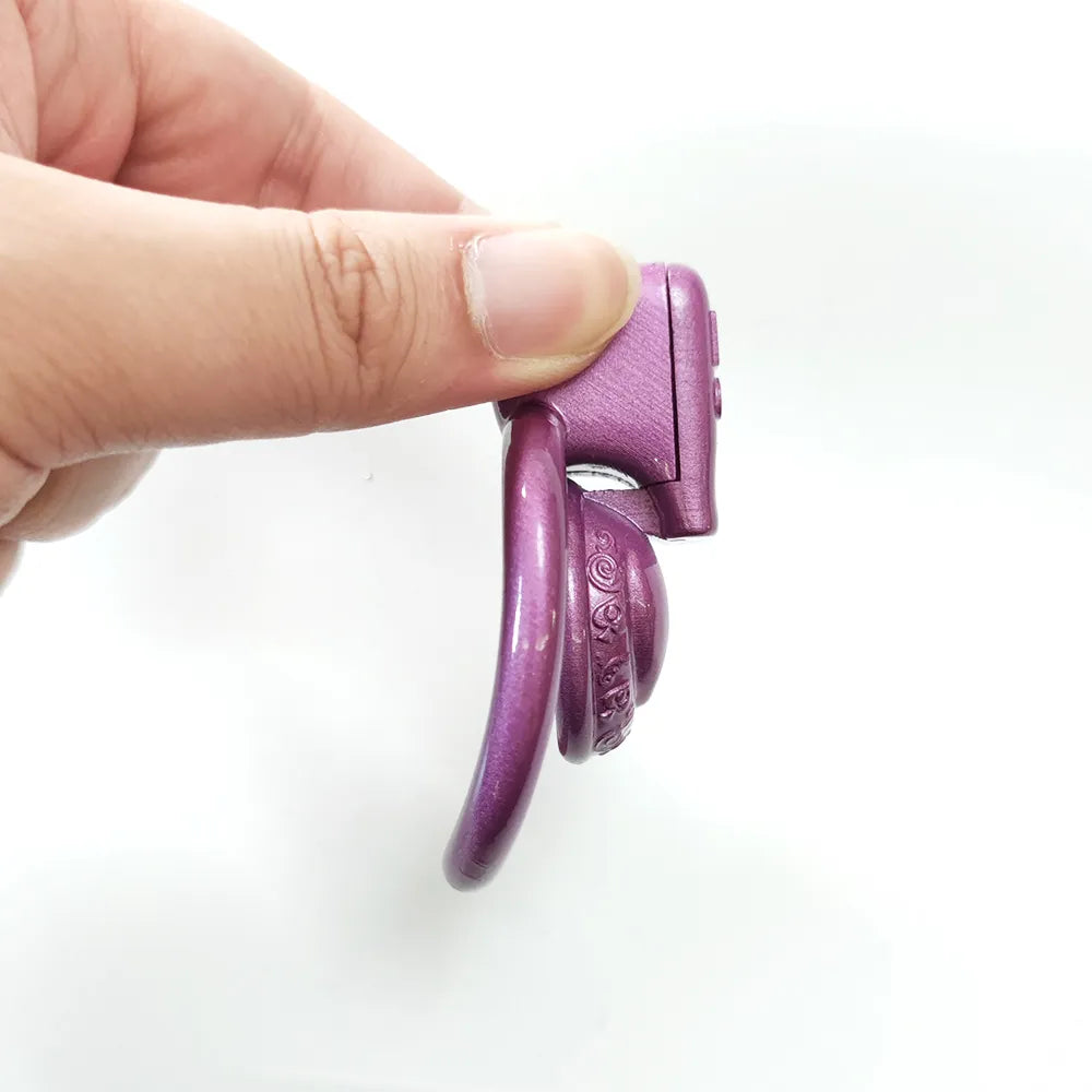Super Small Vagina Chastity Cage with 4 Rings