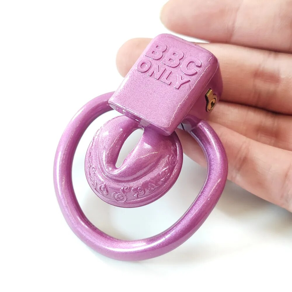 Super Small Vagina Chastity Cage with 4 Rings