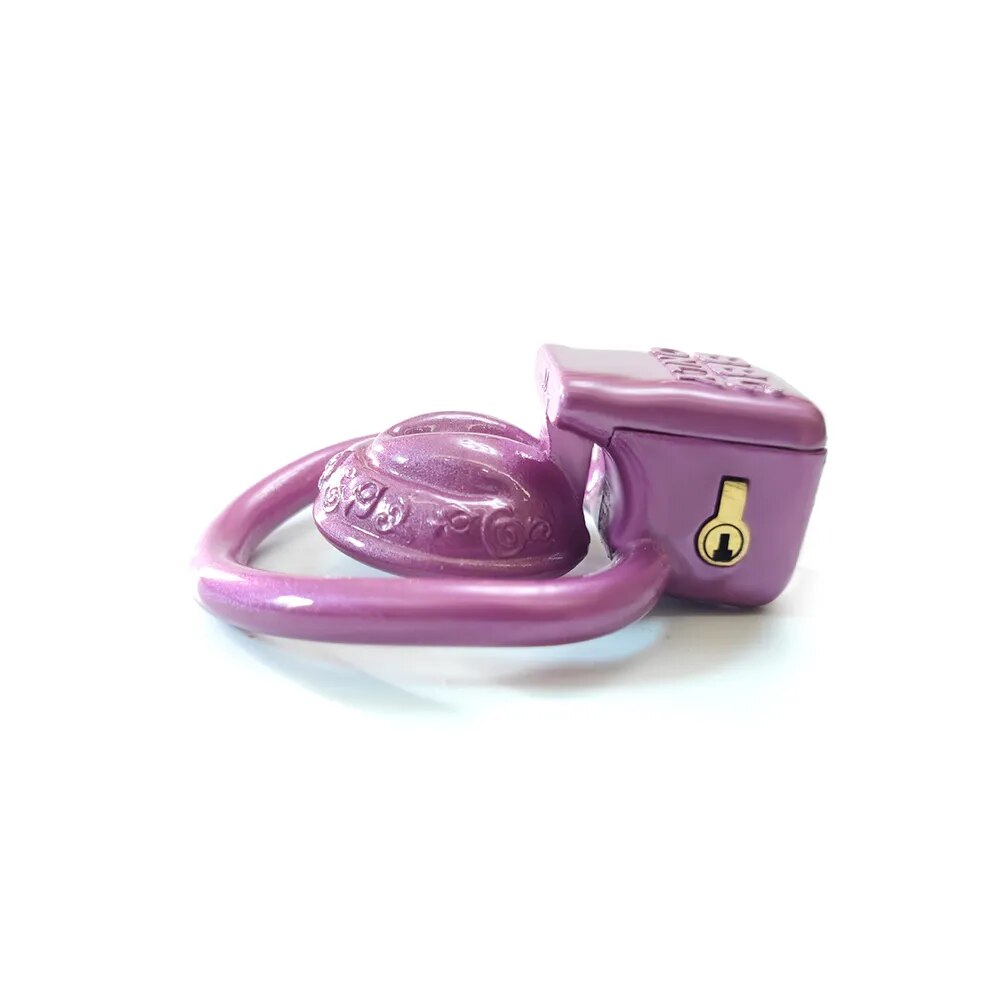 Super Small Vagina Chastity Cage with 4 Rings