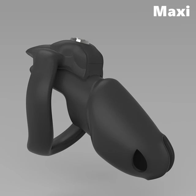 Black HT-V5 Chastity Lock Padlock Resin Chastity Device Set Chastity Urethral Lock Cock Cage Penis Ring Sex Toys