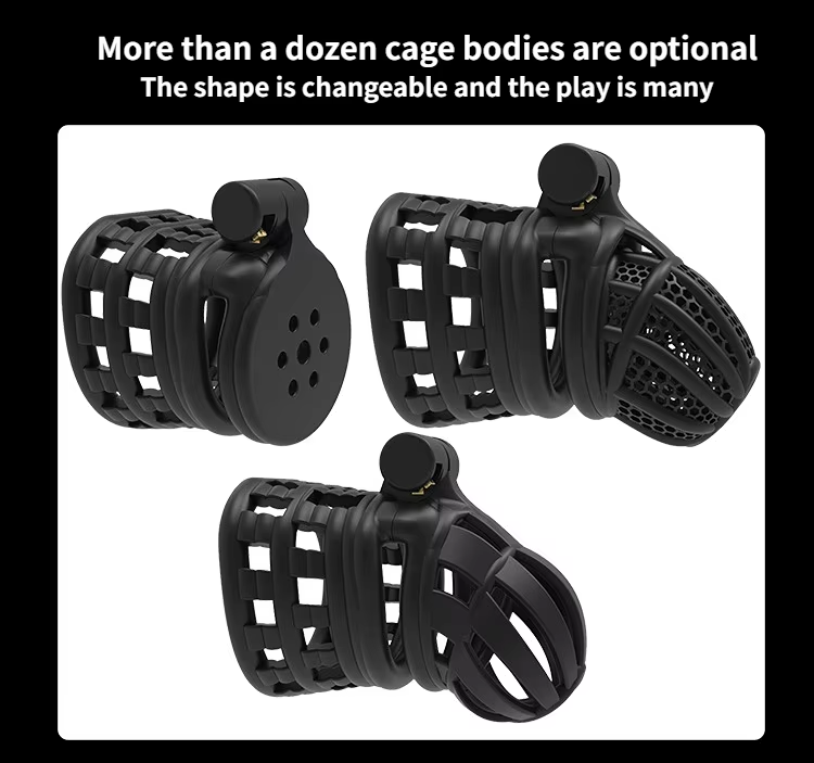 New Fish Basket Ring Male Chastity Ring Penis Cock Rings Erotic Accessories Alternative Pair with Various Cages Sex Toys for Men