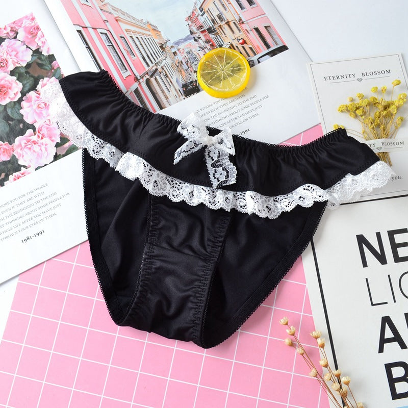 Academy wind milk silk low waist underwear briefs