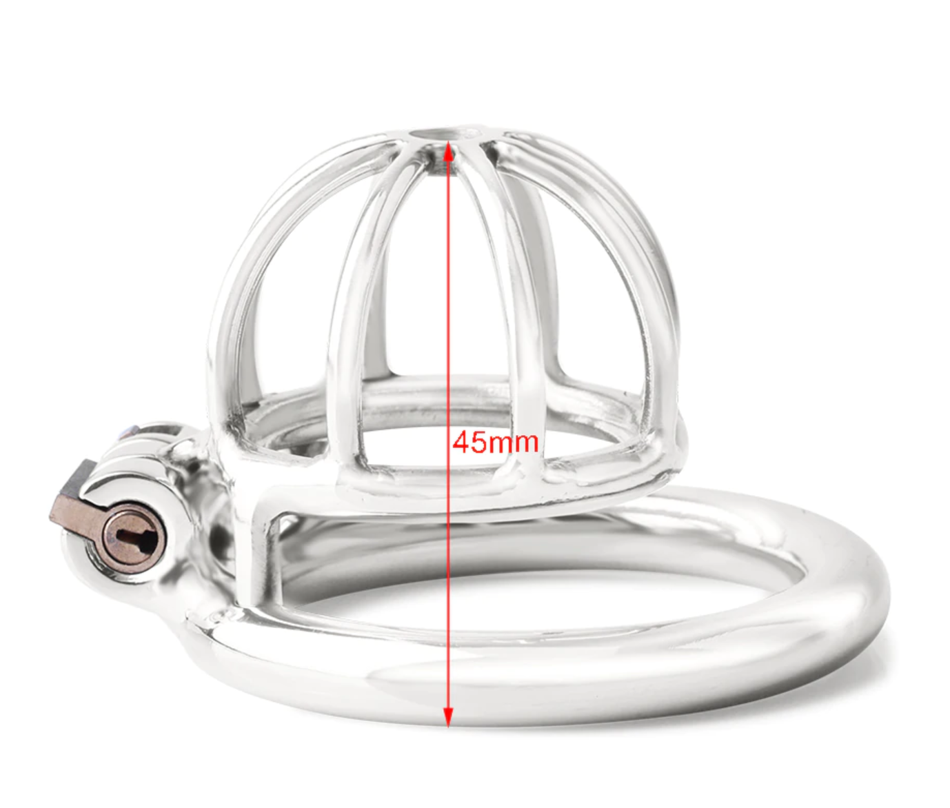 CX014 Metal Chastity Device 1.77 Inches Long