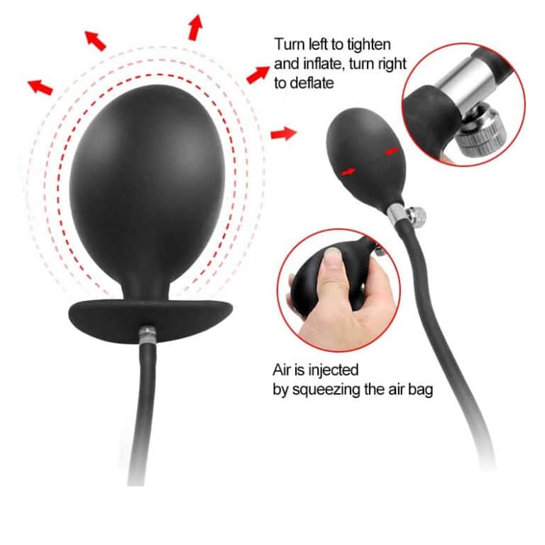 Inflatable Plug with Removable Pump