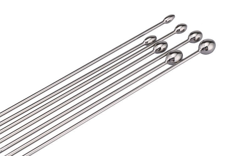 7PCS Urethral Sound Beaded Tip Urethral Plug Beginners Kit Set Urinary Dilator Prostate Stimulation