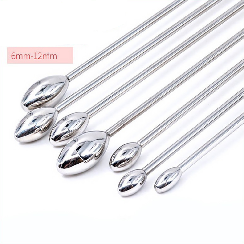 7PCS Urethral Sound Beaded Tip Urethral Plug Beginners Kit Set Urinary Dilator Prostate Stimulation