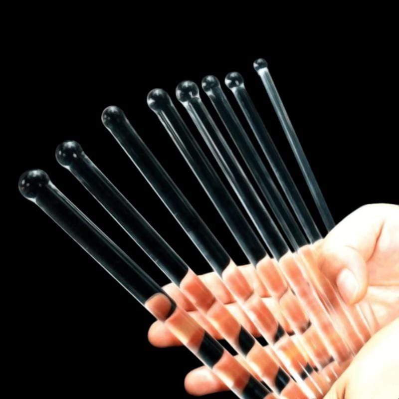 8 Pcs Glass Rod Urethral Sounds Set