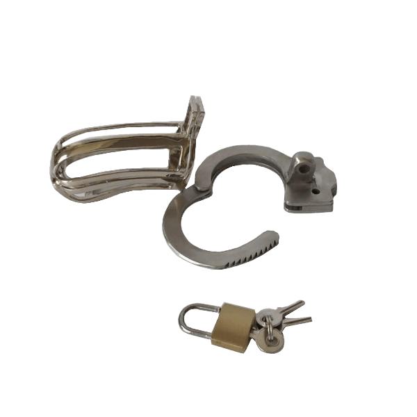 CX028 Metal Chastity Cage 3.35 inches long