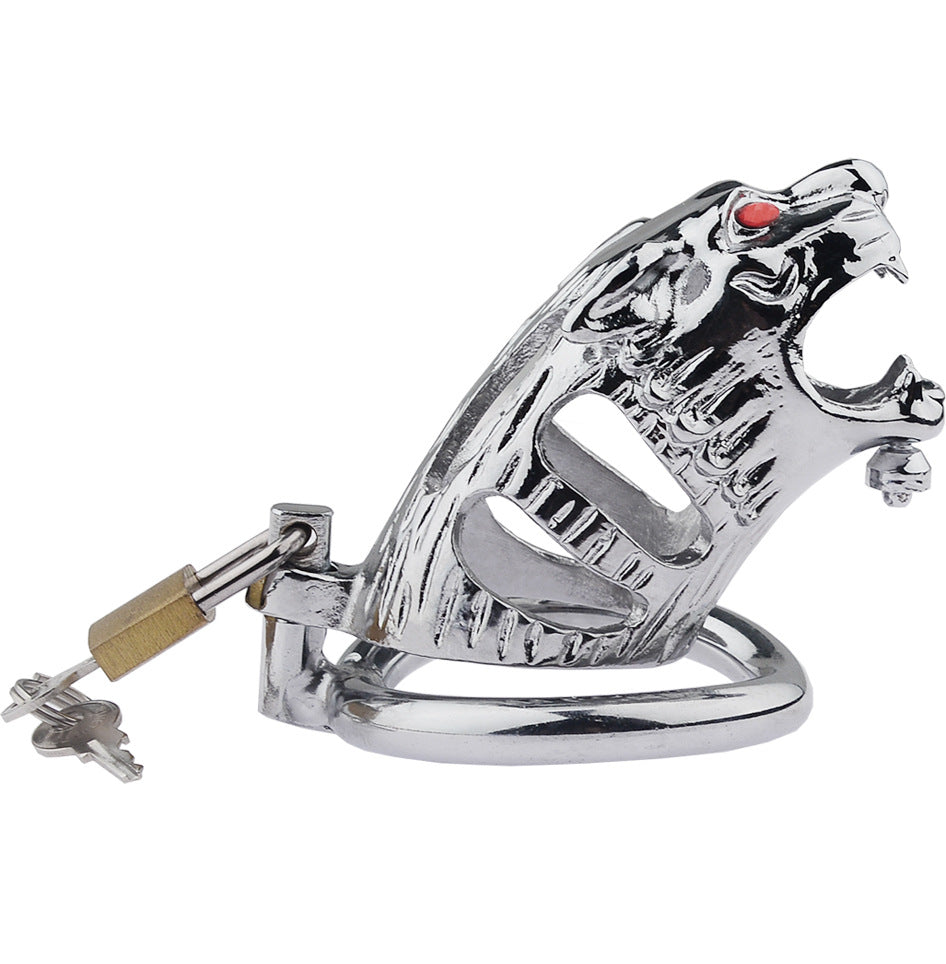 Adult Sex Toys BDSM Electric Shock Tiger Chastity Cage Catheter Set