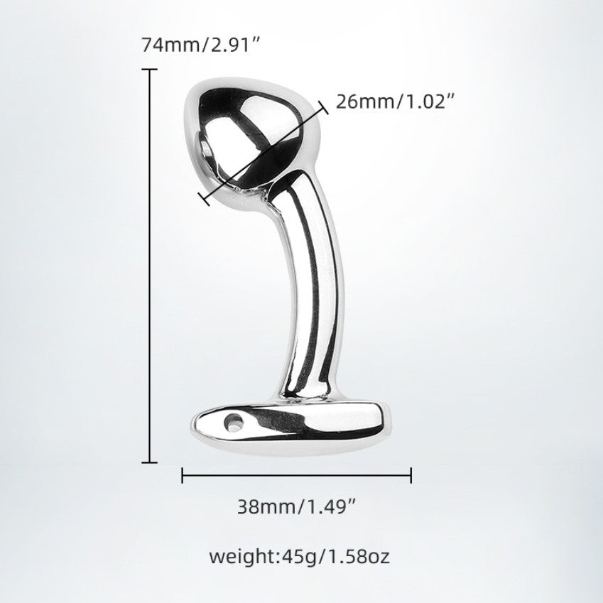 Stainless Steel Bend Anal Butt Plugs ChastityX stainless-steel-bend-anal-butt-plugs-chastityx