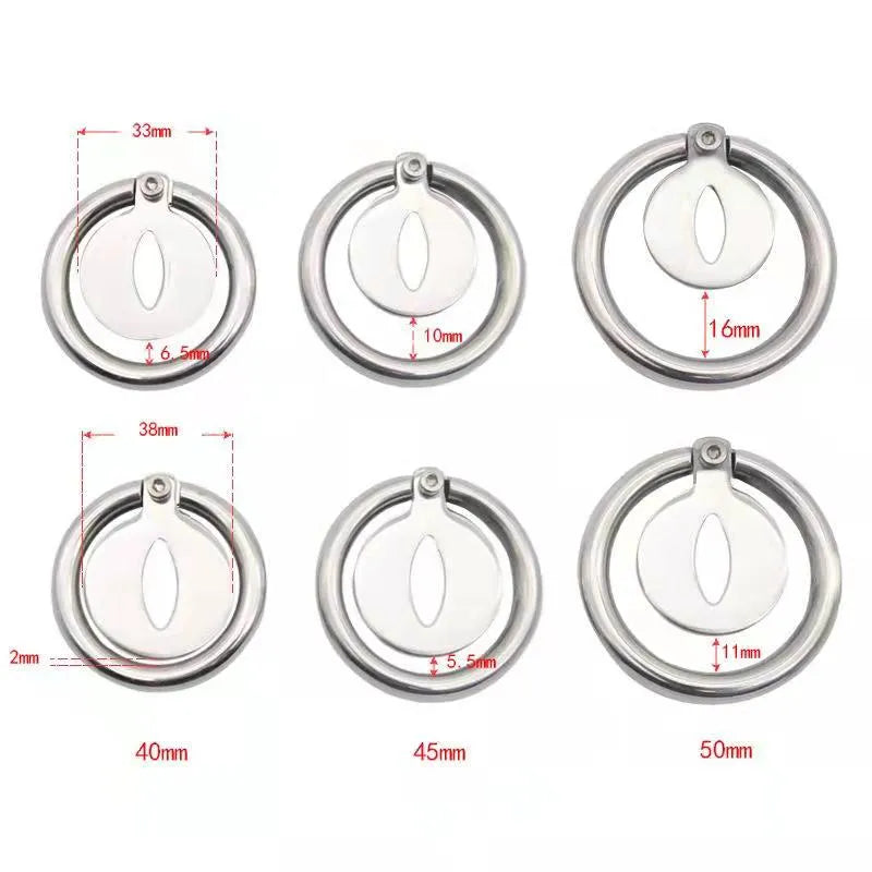Extreme Flat Metal Chastity Cage: The Mini Version That Suits You Best