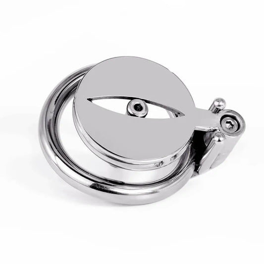Men’s Stainless Steel Short Flat Chastity Lock