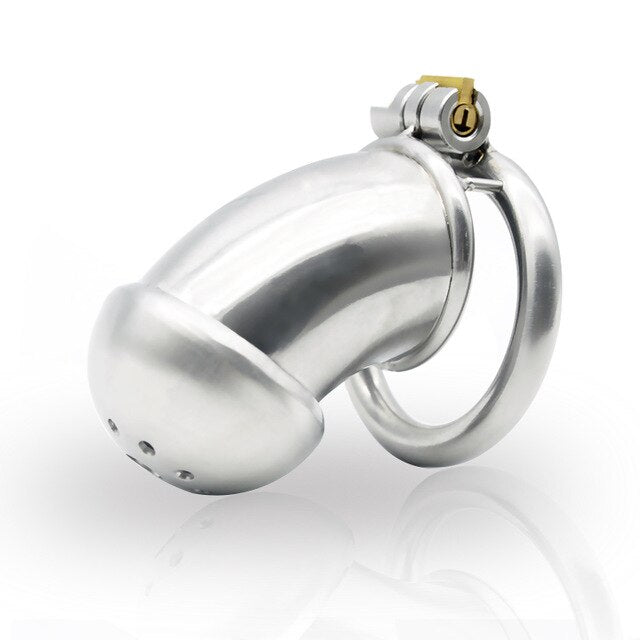 CX021 Metal Chastity Device 1.77 inches and 2.36 inches long