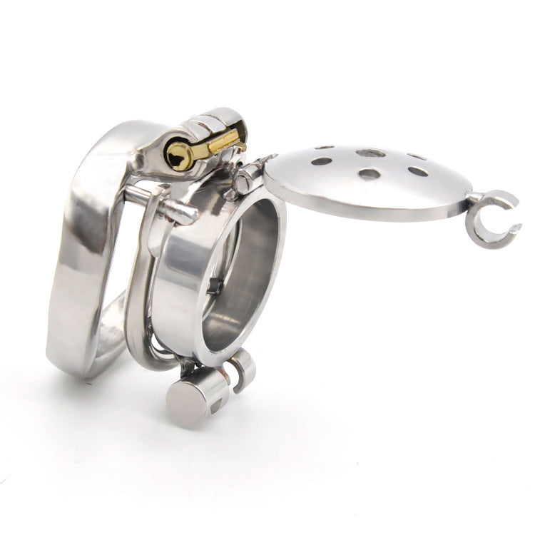CX126 Double Lock Detachable Stainless Steel Chastity Cage