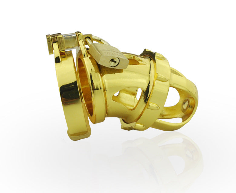 CX134 Gold Chastity Cage 2.75 Inches Long