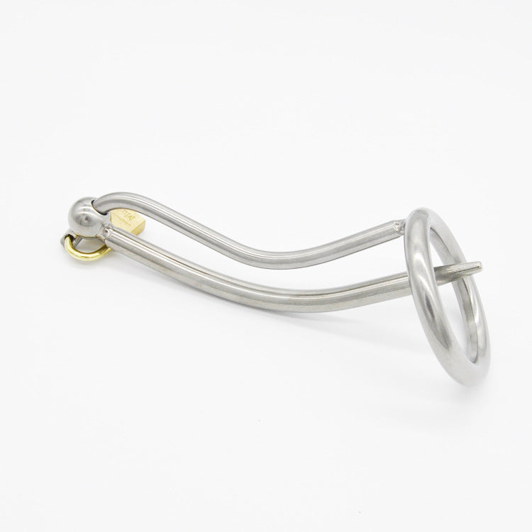 CX149 Metal Chastity Cage with Urethral Sounds