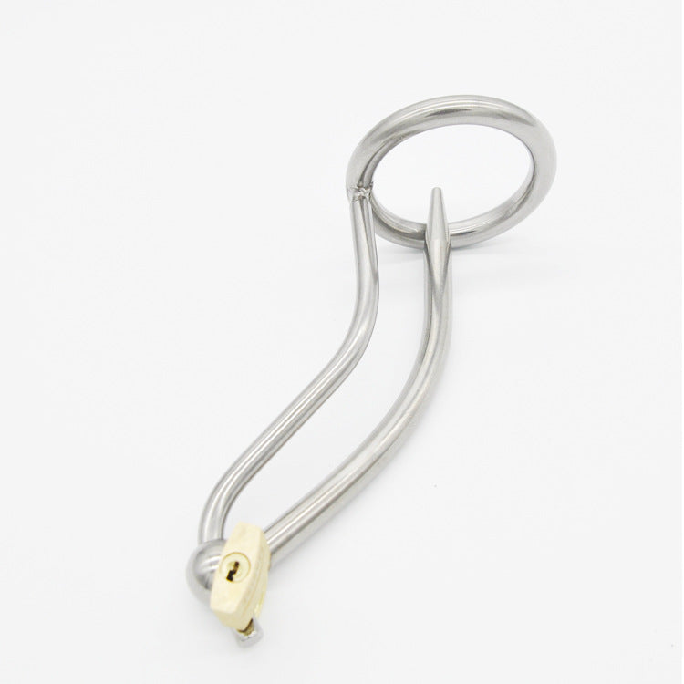 CX149 Metal Chastity Cage with Urethral Sounds