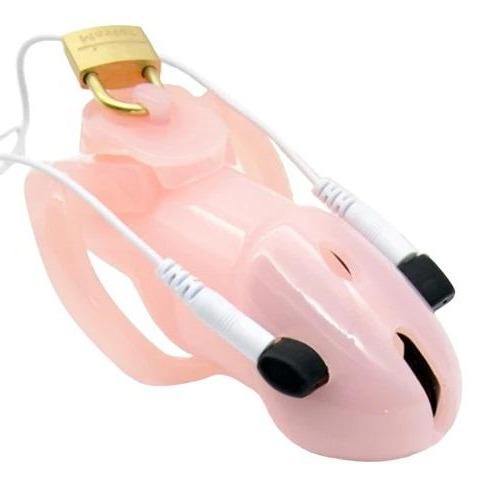 EC004 Electric Plastic Chastity Cage