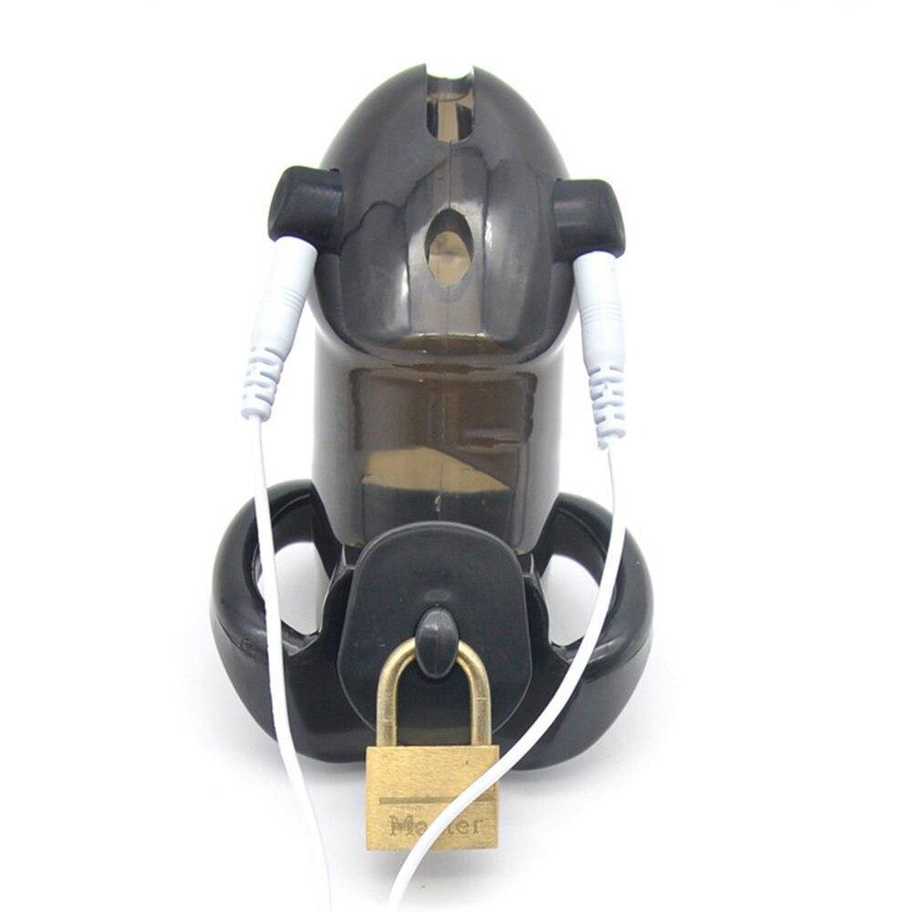 EC004 Electric Plastic Chastity Cage