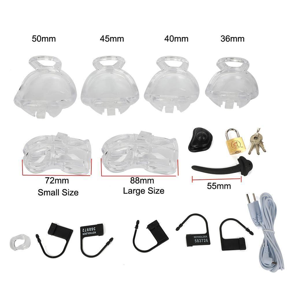 EC007 E-stim penis cage for men