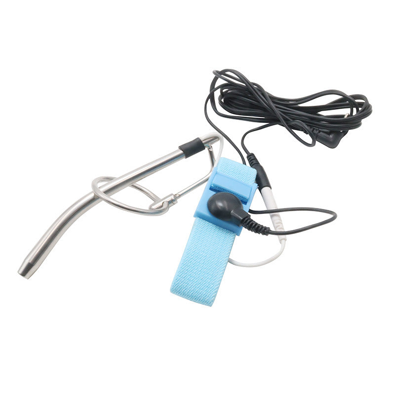 Electric Shock Stainless Steel Urethral Masturbation Stick Male Electric Shock Catheter