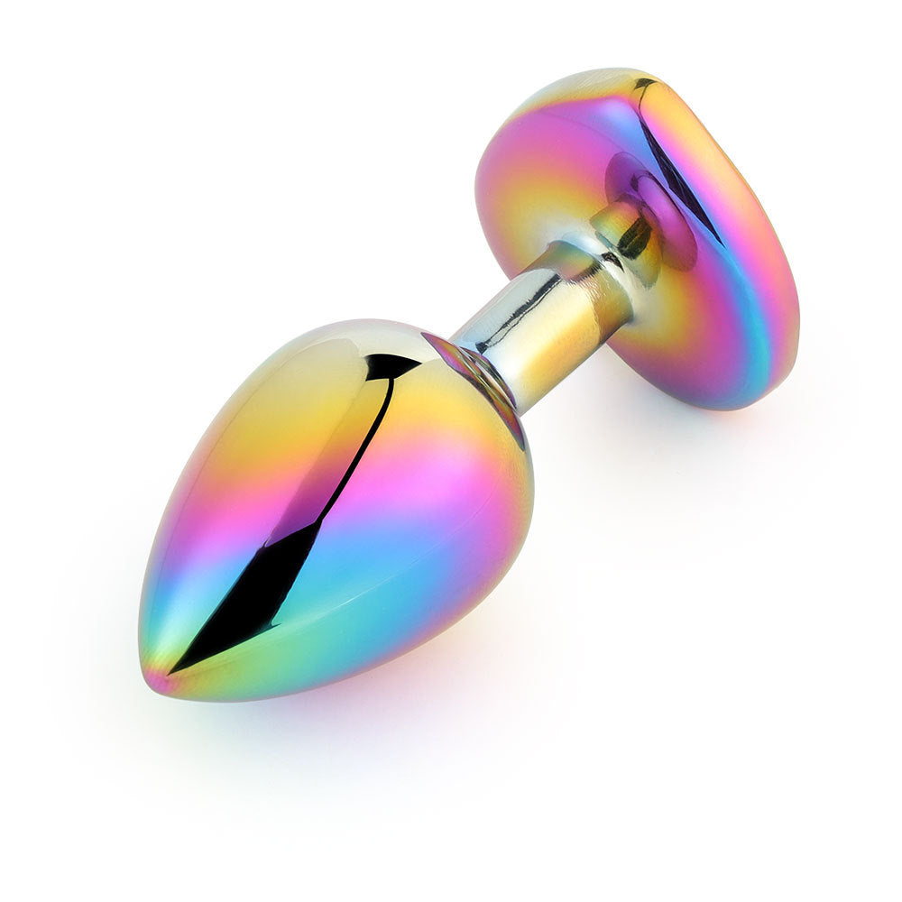 Heart Shaped Stainless Steel Anal Butt Plugs Anal Trainer Toys