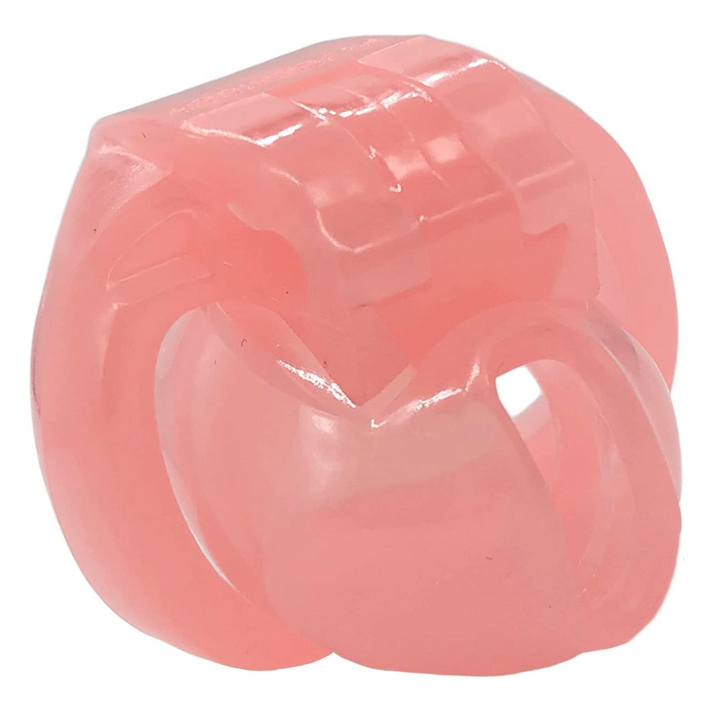 HT-V4 Chastity Device Locked Cage Male Cock Cage Sex Toy 5 Rings
