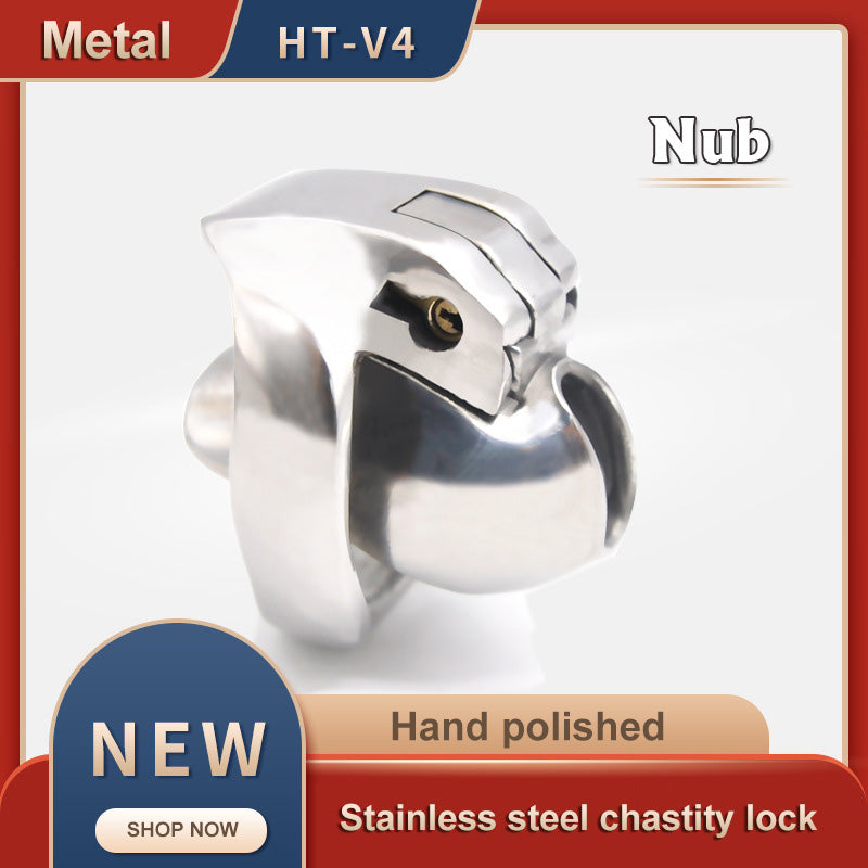 HT-V4 Stainless Steel Chastity Cage