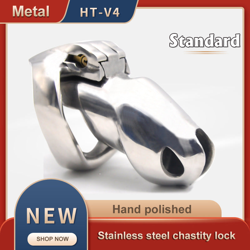 HT-V4 Stainless Steel Chastity Cage