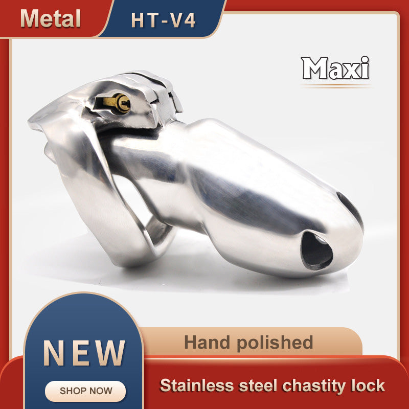 HT-V4 Stainless Steel Chastity Cage