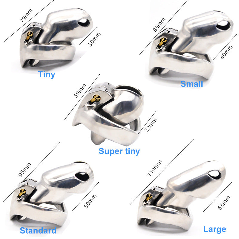 HT-V4 Stainless Steel Chastity Cage