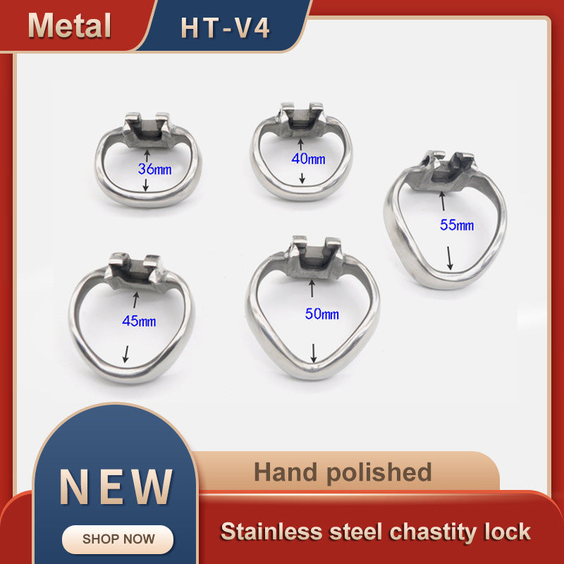 HT-V4 Stainless Steel Chastity Cage