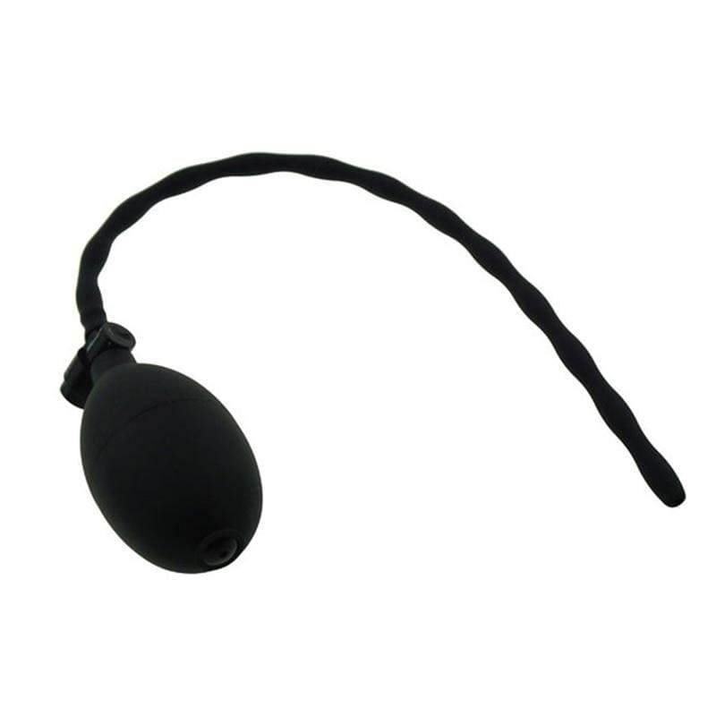 Inflatable Beaded Silicone Urethral Sound Dilator Stretching Pro-ostate Stimulatoor Massager