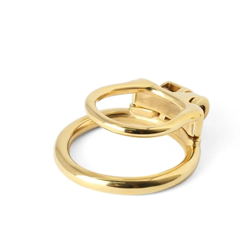 Gold MAMBA-ZERO Stainless Steel Cock Cage