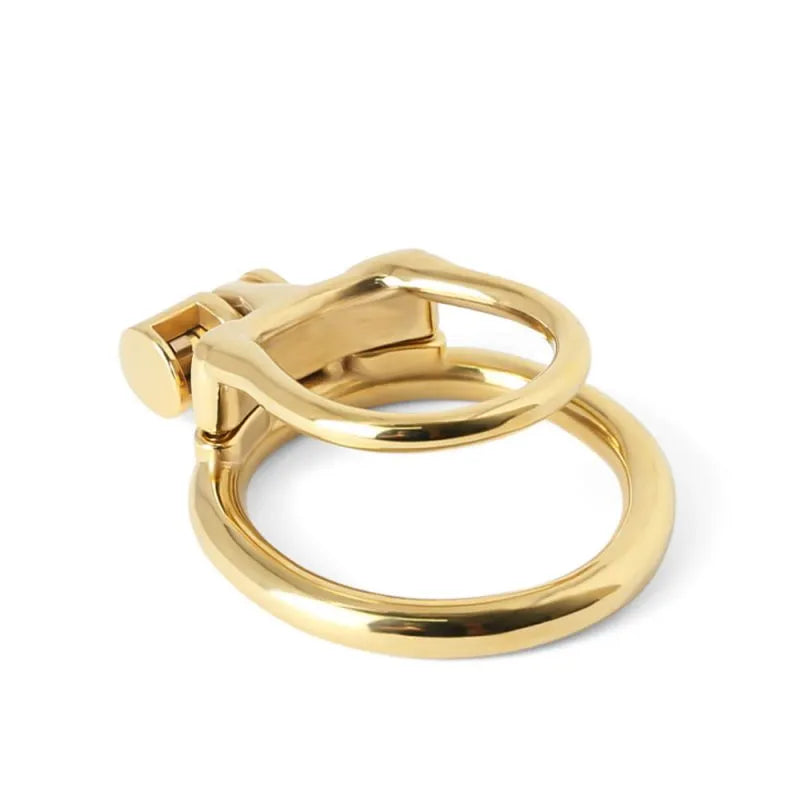 Gold MAMBA-ZERO Stainless Steel Cock Cage