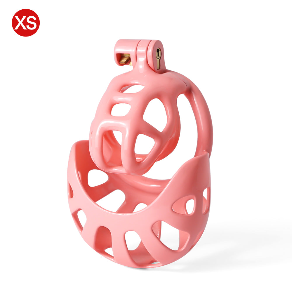 Shell Mamba Male Chastity Cage Balls Cages Curved 3D Printed Chastity Device